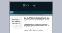 Desktop Screenshot of barrowasset.com